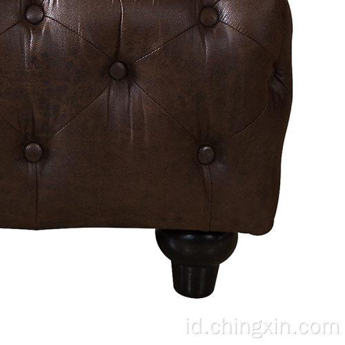 Furniture Ruang Tamu Tufted Chesterfield Ottoman CX603